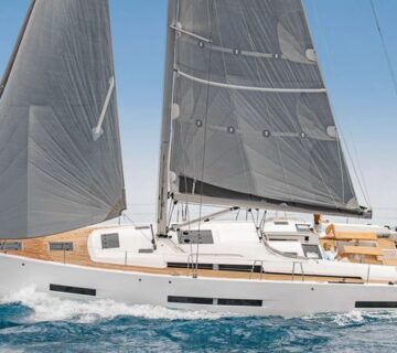 Hansa sail yacht with cabin 360x320