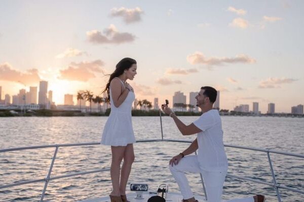 Proposal on yacht 600x400